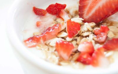 Oats and fruit