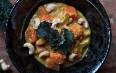 Butternut Squash & Cashew Nut Soup