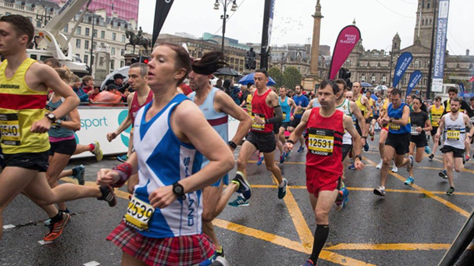 runners at Great Scottish Run