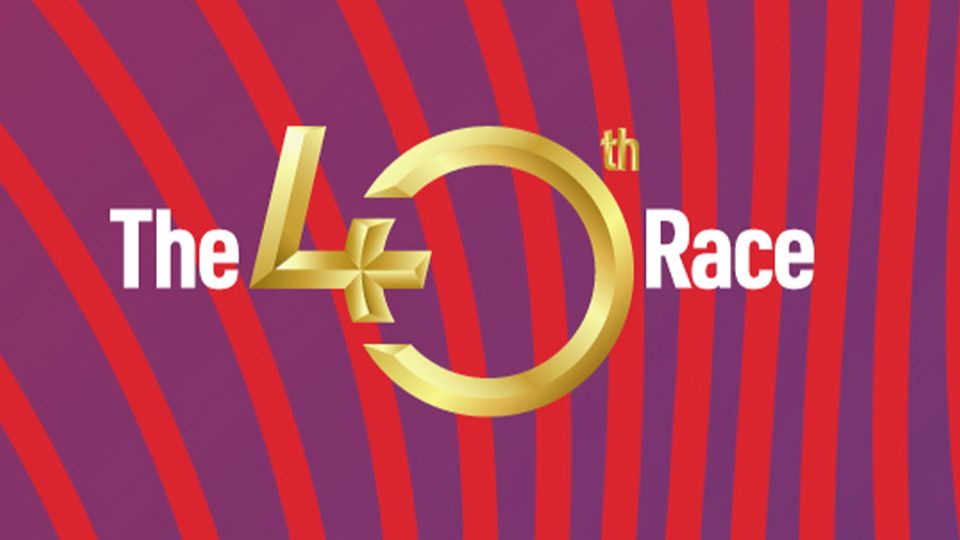 London Marathon 40th Race logo