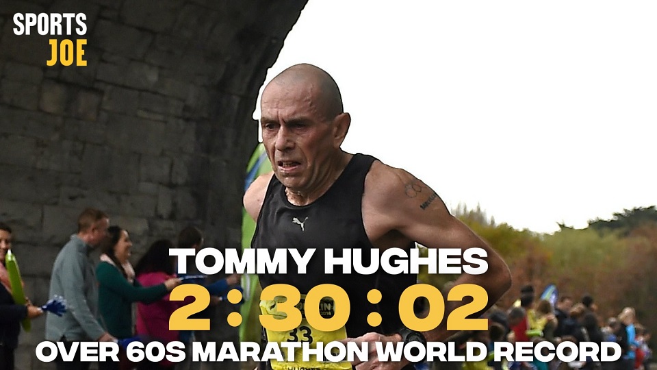 Tommy Hughes world M60 marathon record