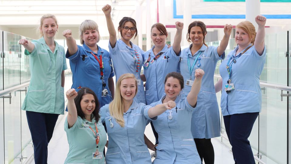 Superhero nurses in the NHS