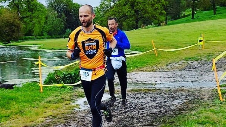 Tackling a muddy course at the new Catton 12 Backyard Ultra