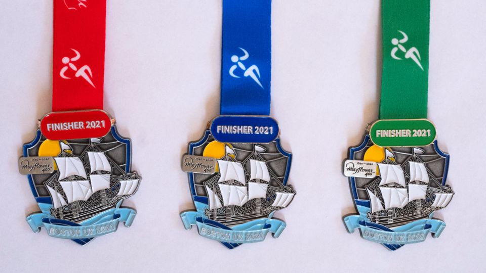 Boston Marathon UK Medals