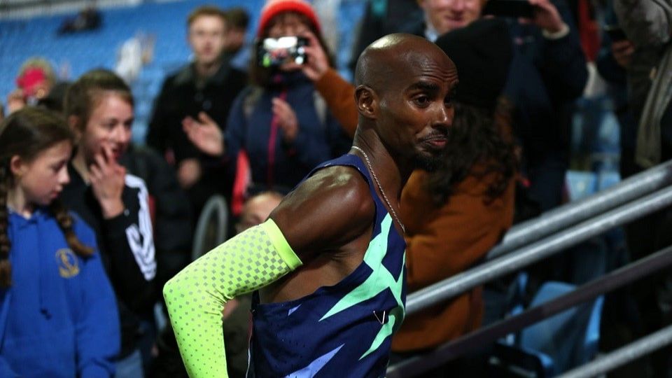 Sir Mo Farah at Muller British Championships 2021