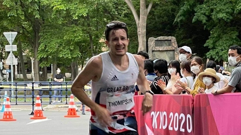 Chris Thompson at Tokyo 2020 Marathon