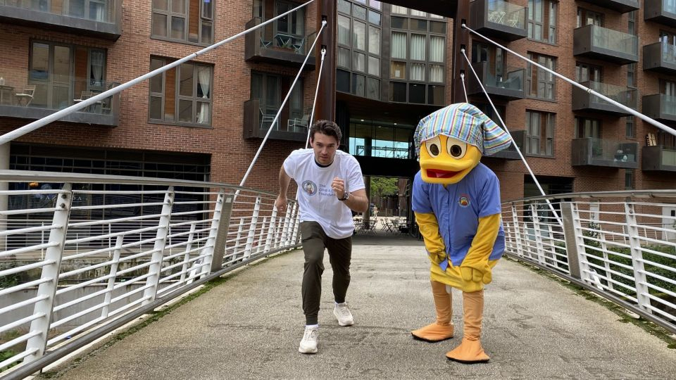 Lawrence Robb & Give A Duck Mascot
