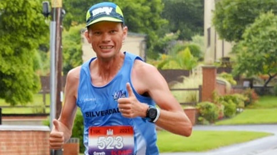 Silverdale RC member Gareth Copley-Jones at the Newcastle 10K