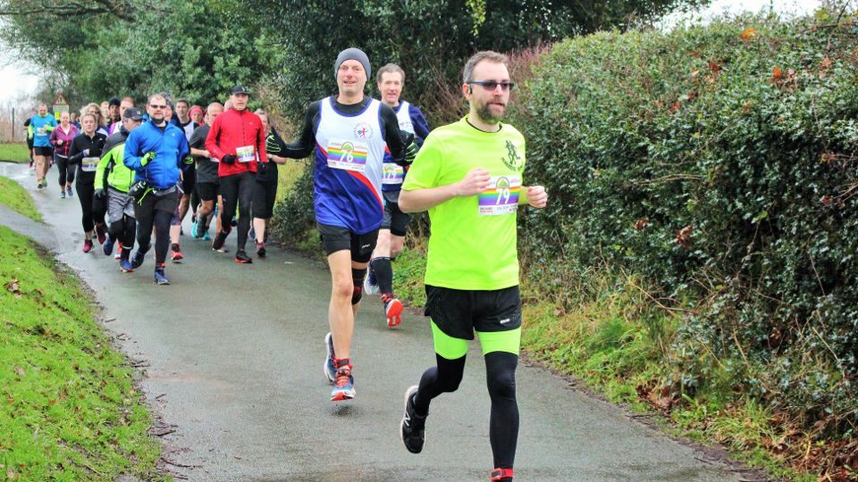 Racing at the Walton Wobble Winter 10K