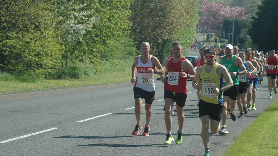 Feeling the heat at the Uttoxeter Festival of Running