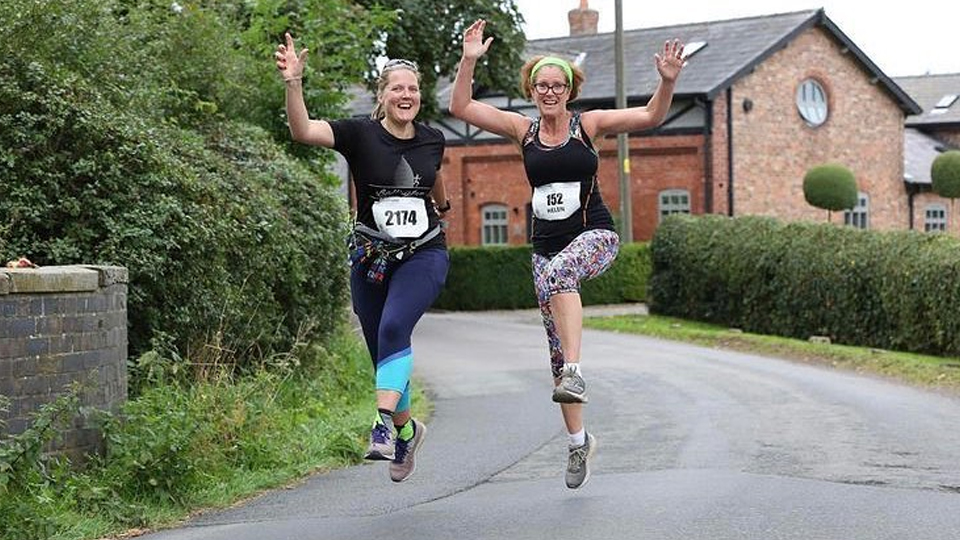 Wilmslow Runners Jumping