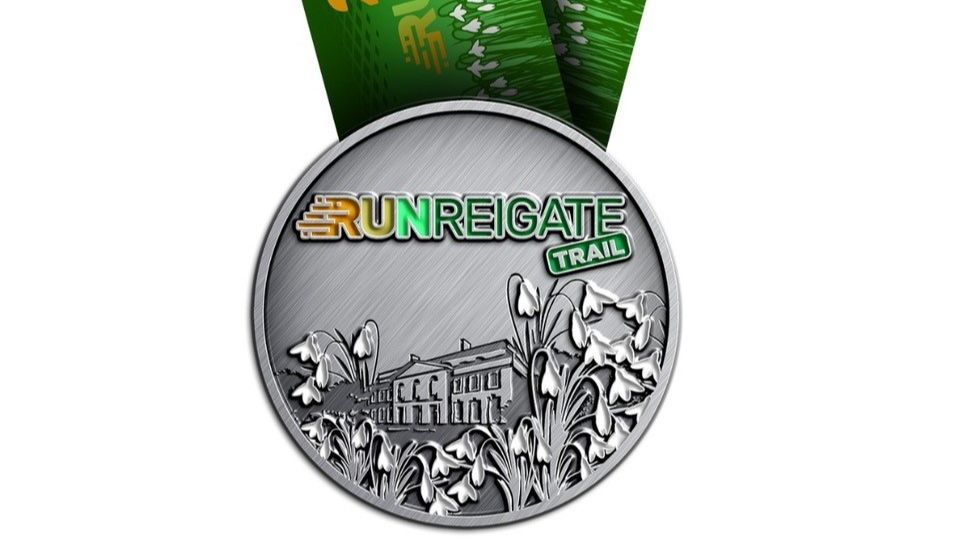 Run Reigate Trail medal