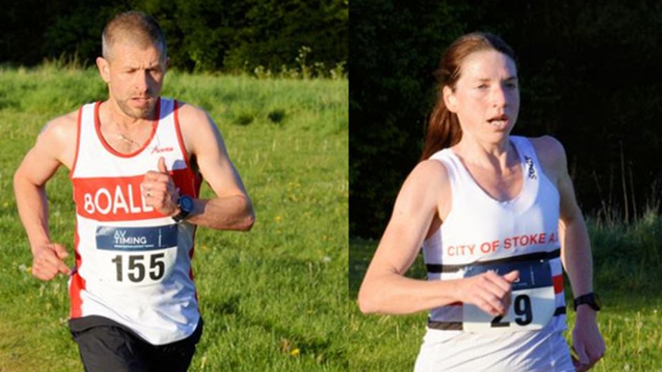 Carl Moulton and Kelly Butler win the Clayton 10K
