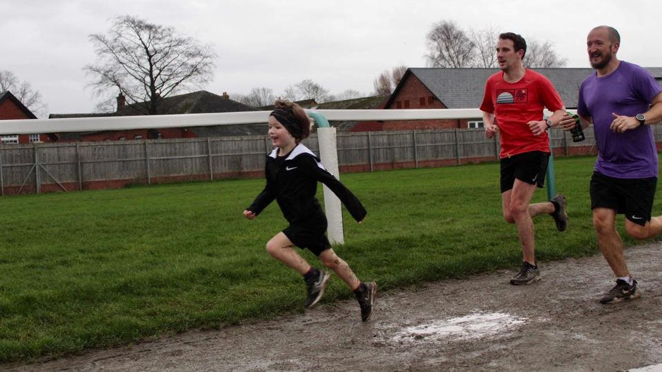 Young runner shows how it is done at Hereford parkrun