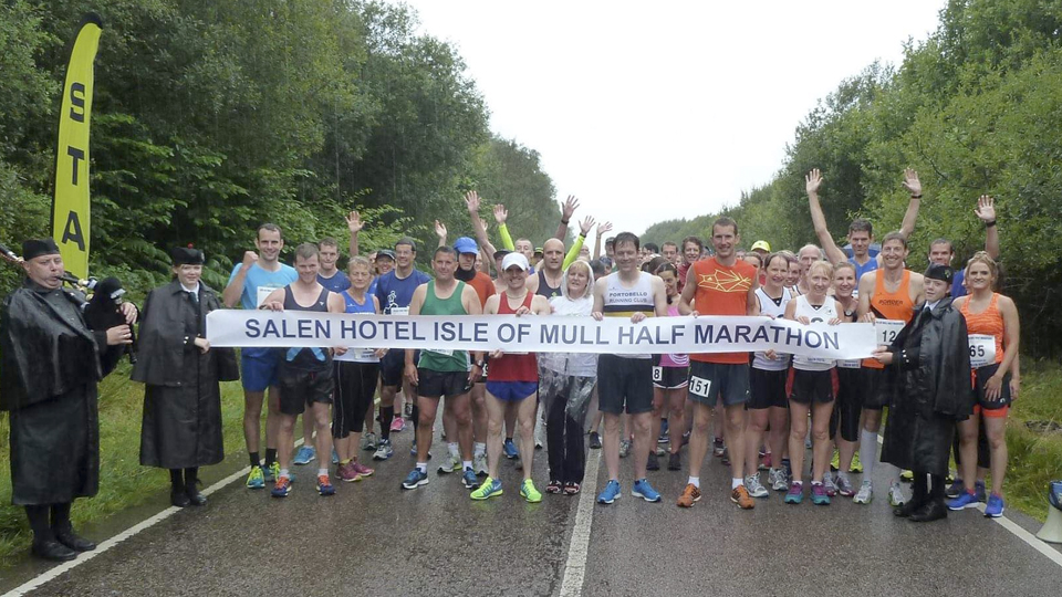 Mull Half Marathon Runners