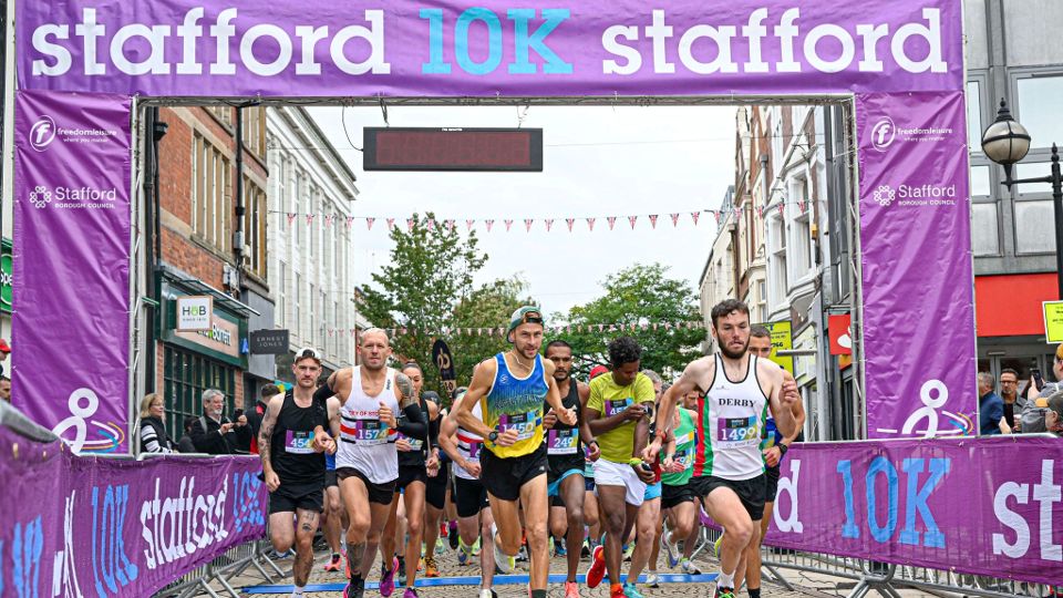 Racing off at the Stafford 10K