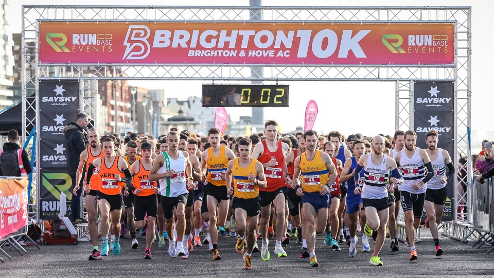 Brighton 10K start