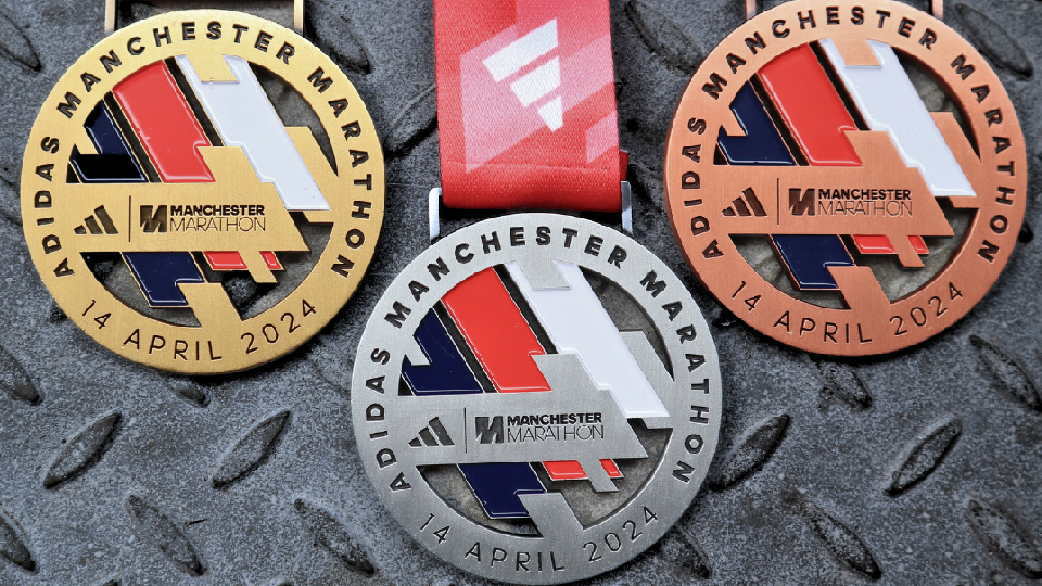 Manchester Marathon Medals