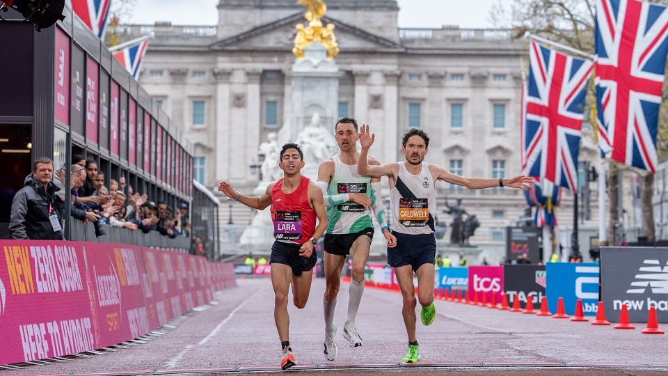 London Marathon 2023 finish line action