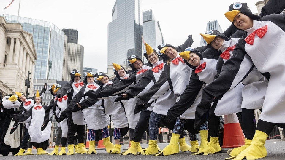 Penguins at CRUK London 10K 2025