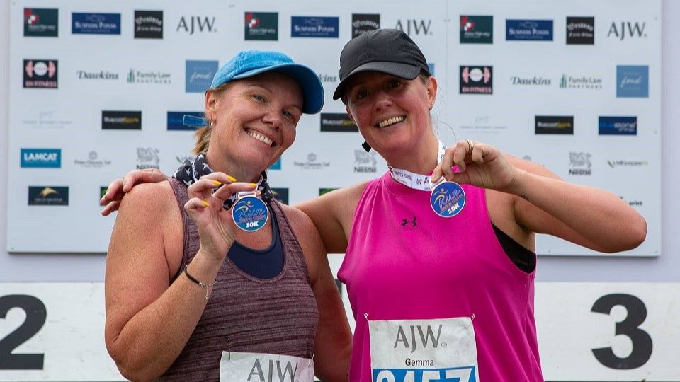 Run Barns Green medals