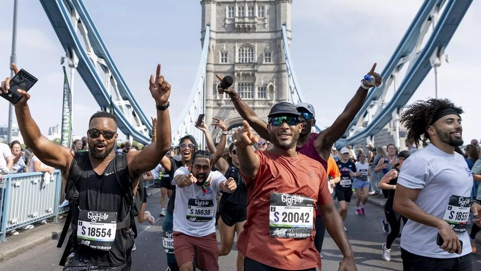 The Big Half on Tower Bridge