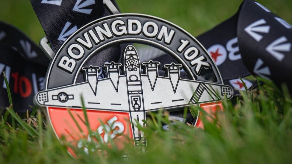 Bovingdon 10K medal 2025