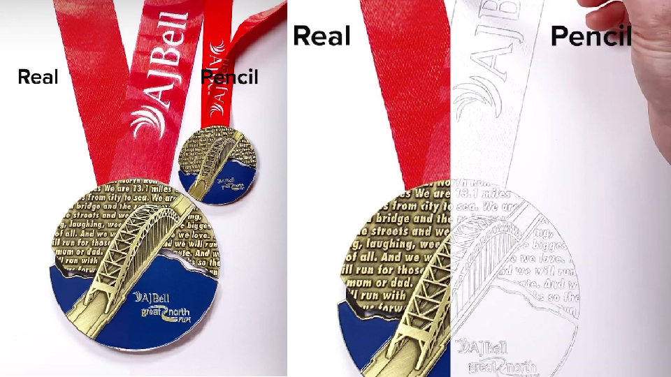 Great North Run Medals
