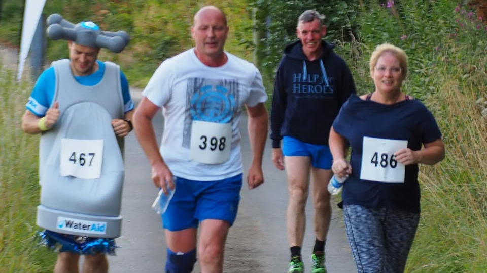 Wateraid runners