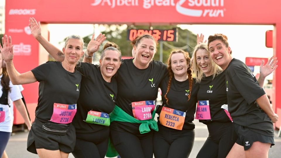 Great South Run 5K 2025 charity runners