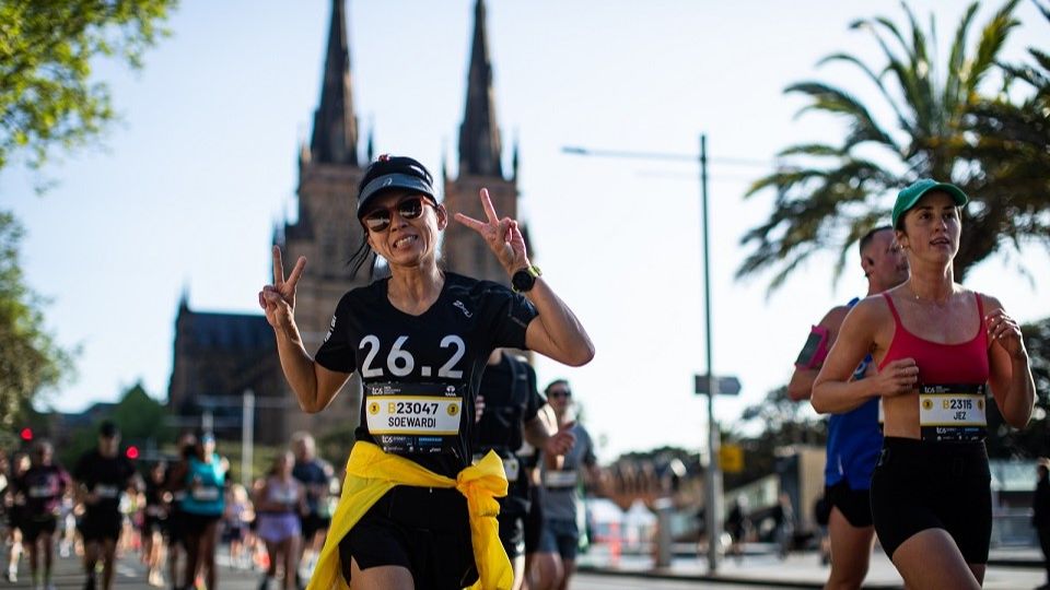 Sydney Marathon participants