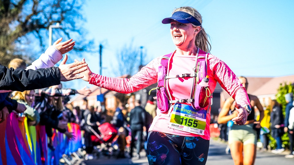 Wokingham Half Marathon finisher Melanie