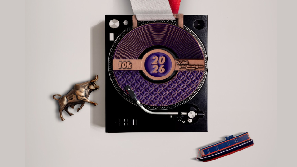 2026 AJ Bell Great Birmingham Run Medal