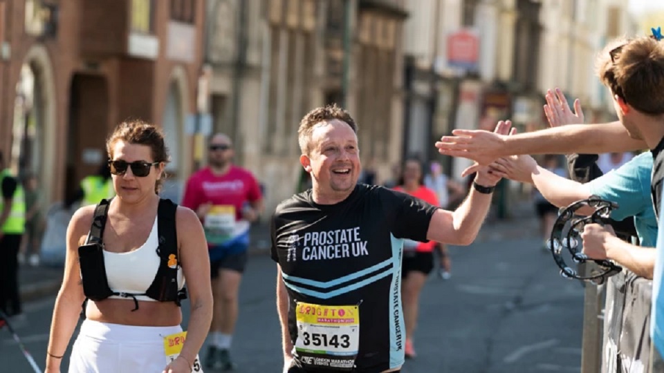 Prostate Cancer UK charity runner