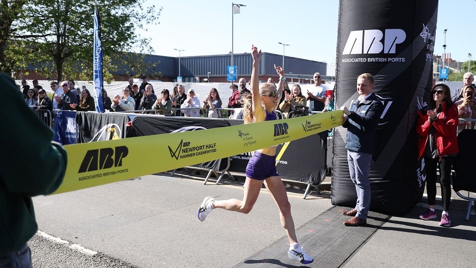 Natasha Wilson Newport Half Marathon winner 2026
