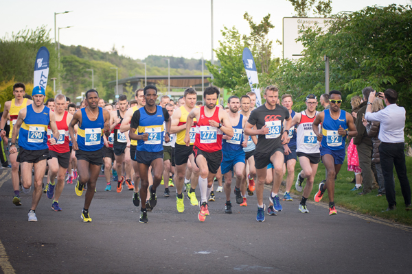 action from the 2017 Babcock 10K series