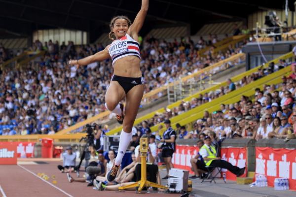 Jazmin Sawyers Leaps To A Silver At The Muller British Champs