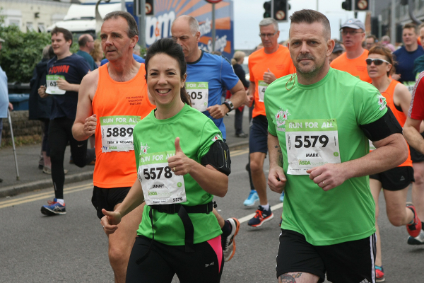 Runners At The Nottingham 10K