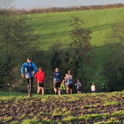 Runners At Churchfields Farm parkrun