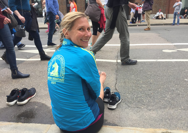 Christine after Boston Marathon