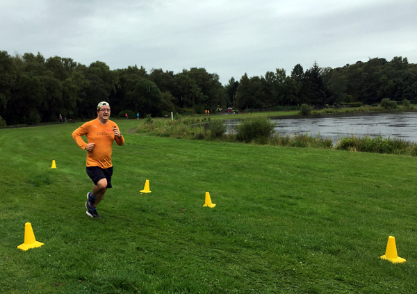 action from Drumpellier parkrun
