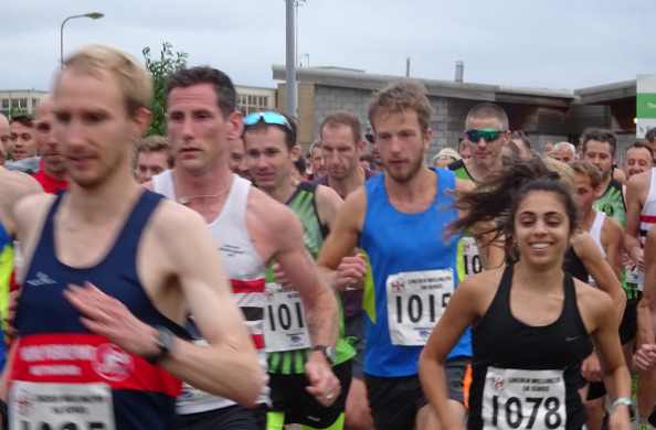 Runners At The Lincoln Wellington 5K Series