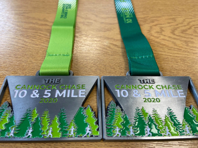 Cannock Chase 10 And 5 Mile Medals