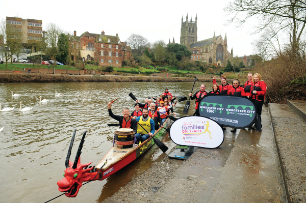 Dragon Boats Launch Worcester City Runs Event