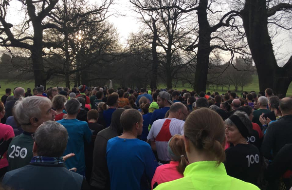 At The Start of The First Wollaton Hall parkrun