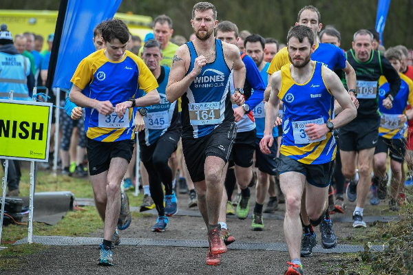 Top 3 for Warrington RC at muddy 5 Miler