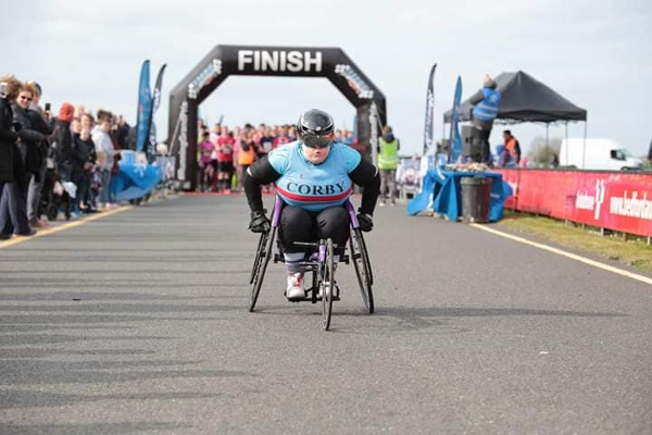 Wheelchair Racer Carole James