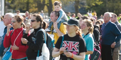 Kilomathon crowds