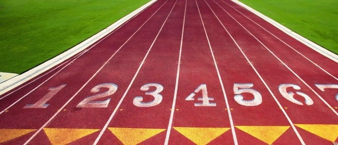 Queens Park Athletics Stadium Running Track